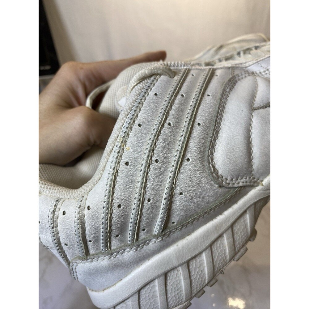 NIKE VXT WHITE/ SILVER MEN'S CROSS TRAINER SHOE SIZE 8.5 Chunky - Picture 4 of 8